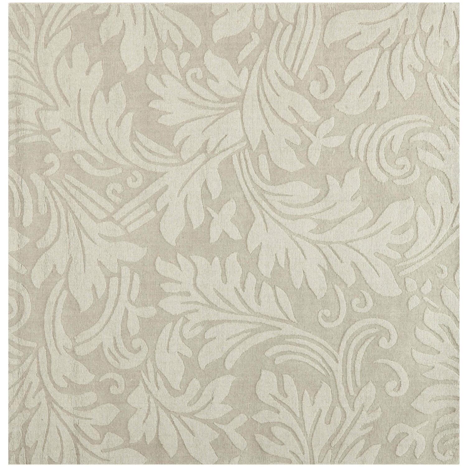 Sage Hand-Tufted Wool Square Area Rug