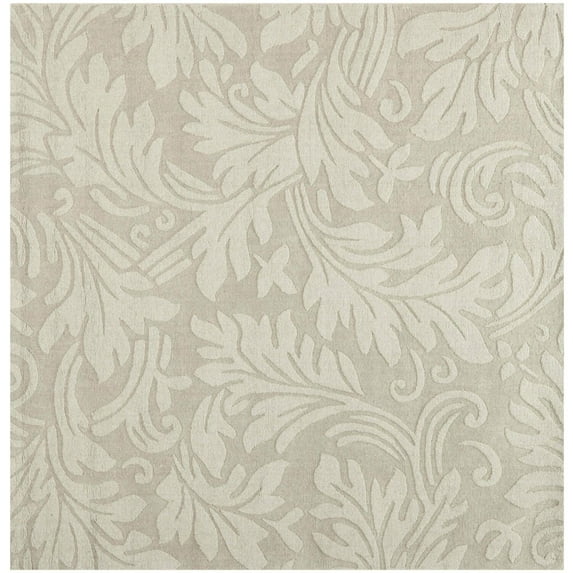 Impressions Light Brown Square Rug-Color:Sage,Shape:Medium Rectangle,Size:6' x 9'