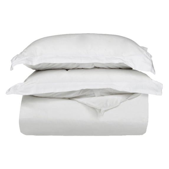 Impressions Marseille Solid 400-Thread Count Egyptian Cotton Duvet Cover Set