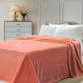 thumbnail image 1 of Superior Fleece Plush Fluffy Soft Blanket, Polka Dot Creamsicle, King, 1 of 9