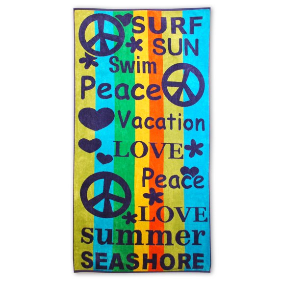 Impressions Norma Oversized Cotton Beach Towel