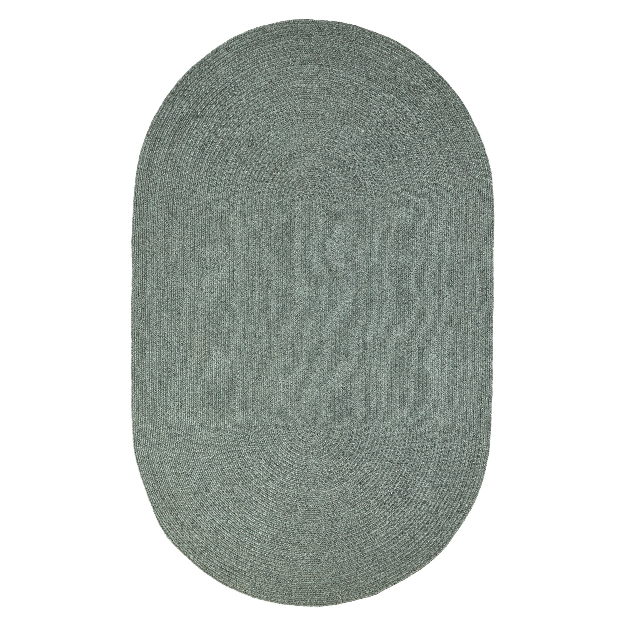 Lagoon Breeze Braided Oval Easy Care Synthetic Area Rug, 6' x 9'