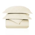 thumbnail image 1 of Impressions Pendragon Stripe Egyptian Cotton Duvet Cover Set, King/California King, Ivory, 3-Pieces, 1 of 2