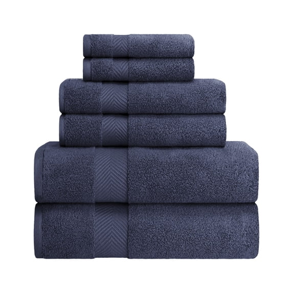 Impressions Rosaline Zero-Twist Cotton 6-piece Towel Set