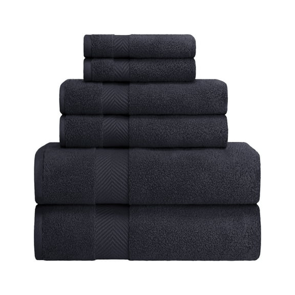 Impressions Rosaline Zero-Twist Cotton 6-piece Towel Set