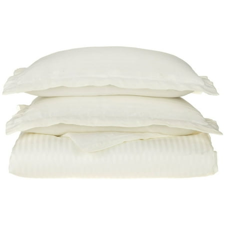 Impressions Selick Stripe Microfiber Reversible Duvet Cover Set