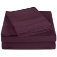 thumbnail image 1 of Impressions Siberia Embroidered Microfiber Deep Pocket Sheet Set, 1 of 2