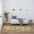 thumbnail image 1 of Impressions Transitional 2.7' x 10' Beige and Green Polypropylene Indoor Area Rug, 1 of 8