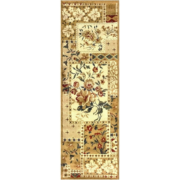 Impressions Valentino Patchwork Indoor Area Rugs or Runner rugs
