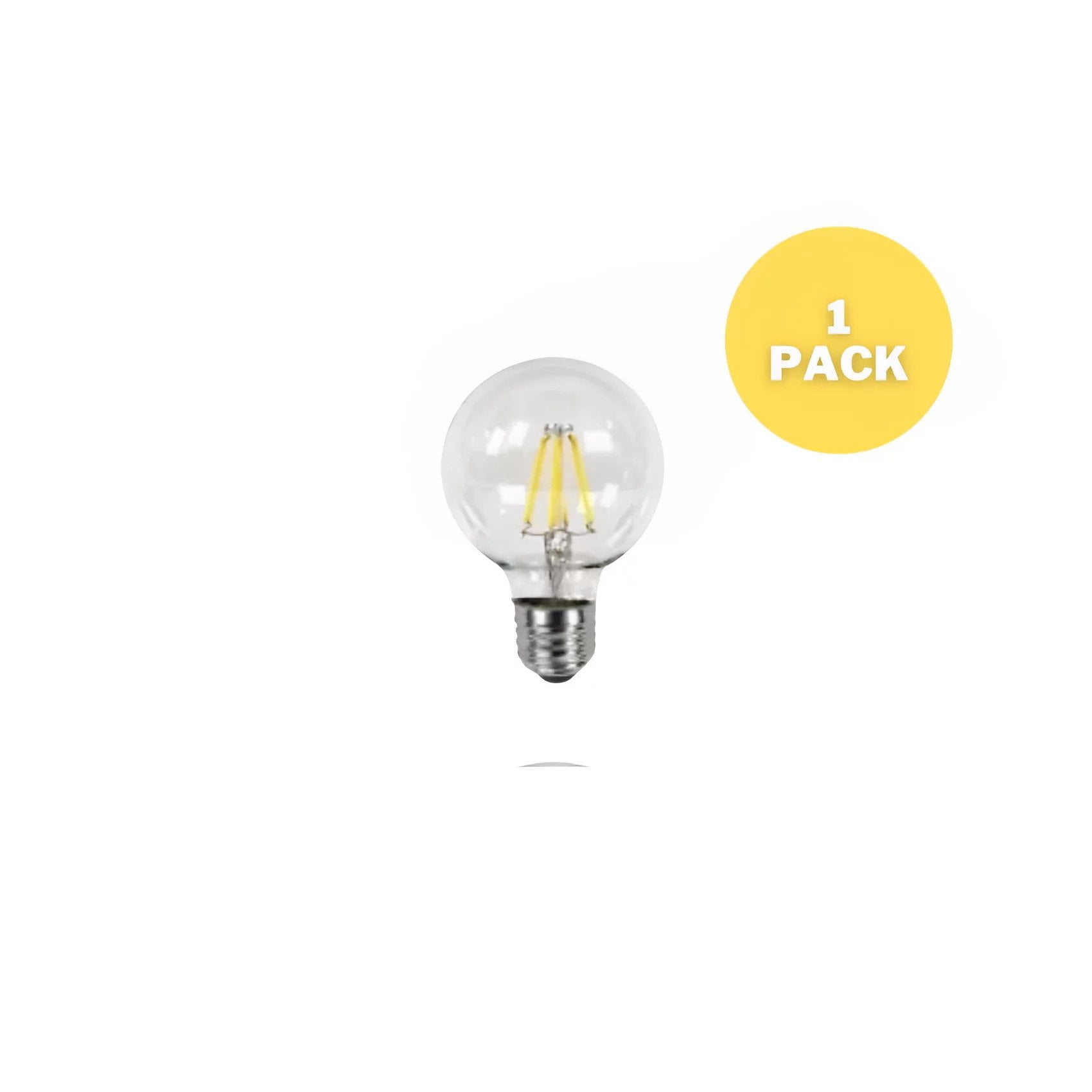 Erobring dissipation Forvirret Impressions Vanity 4W Clear LED Light Bulb, G25 Globe Shape, Dimmable LED  Lights, Energy Efficient Smart Light Bulbs with 5000k Bright White  Temperature for Mirror, Bedroom Decor, Decoration - Walmart.com