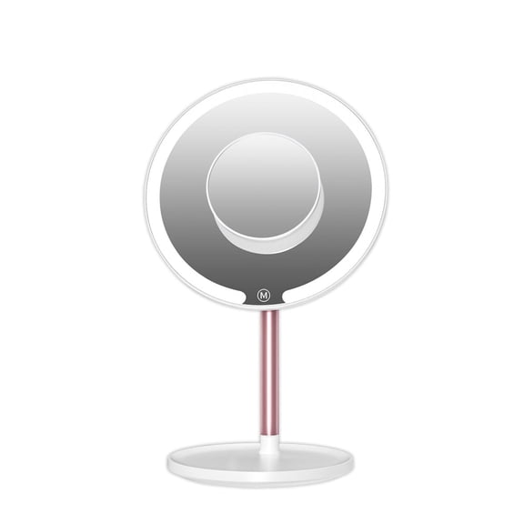 Impressions Vanity Affinity Tri Tone Makeup Mirror with Lights and Magnification (White)