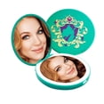 thumbnail image 1 of Impressions Vanity Ariel Compact Mirror with Wireless Charging Base and Adjustable LED Light, Round Makeup Mirror with USB and 2X Magnified Top Glass, 1 of 5