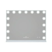 Impressions Vanity Aurora Hollywood LED Makeup Mirror with Bluetooth (White)