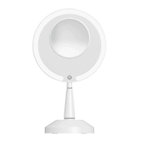 Impressions Vanity Bijou 2.0 LED Handheld Mirror with 5x Magnified Mirror, Soft Touch Sensor