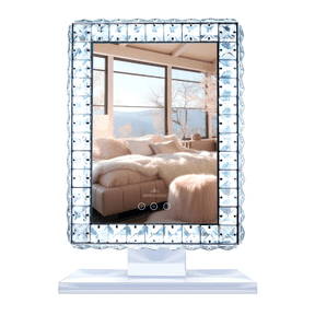 Impressions Vanity Bling Collection RGB Vanity Mirror for Desk, App Controlled with Removable Base