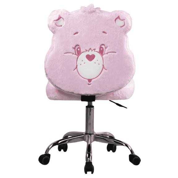 Impressions Vanity Care Bears Cheer Bear Armless Swivel Vanity Chair with Adjustable Height