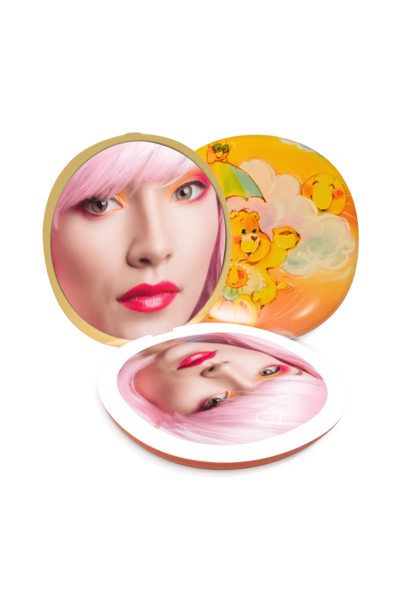 Impressions Vanity Care Bears Funshine's Day Out LED Compact Mirror with 3X Magnification