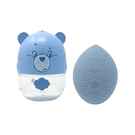 Impressions Vanity Care Bears Grumpy Bear Makeup Sponge Case and Blending Sponge Set Beauty Blender