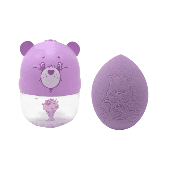 Impressions Vanity Care Bears Share Bear Makeup Sponge Case and Blending Sponge Set Beauty Blender