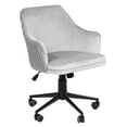 thumbnail image 1 of Impressions Vanity Chair, Adelyn Makeup Chair with Adjustable Height and Wheelbase (Cool Grey), 1 of 7
