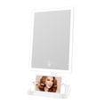 thumbnail image 1 of Impressions Vanity Charmed Tri Tone LED Makeup Mirror with Lights and Catchall Tray (White), 1 of 9