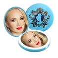 thumbnail image 1 of Impressions Vanity Cinderella Lighted Compact Mirror for Purse, Makeup Mirror with 2X Magnification, 1 of 10