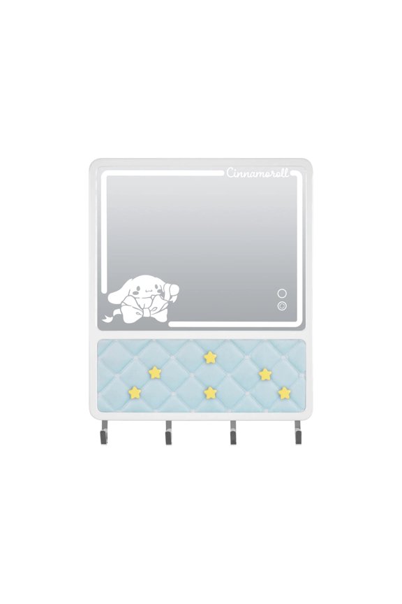 Impressions Vanity Cinnamoroll Lovely Ribbon Vanity Pinboard with Cinnamoroll Artwork, Touch Sensor