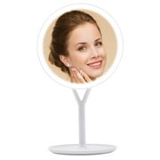 Impressions Vanity Clarity Makeup Mirror with Stand, Touch Sensor, Handheld Desk Mirror (White)