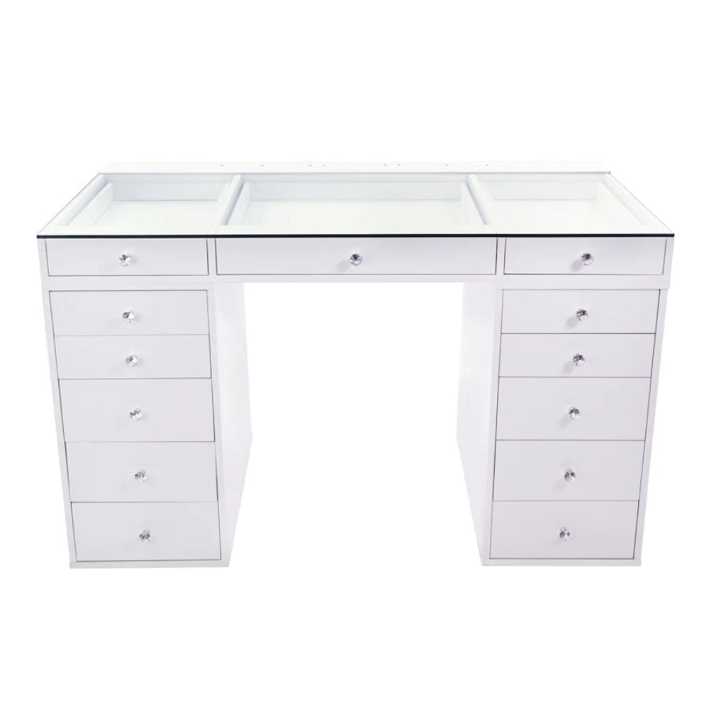 Drawer ツイードジレ　ホワイト　25SS Costway Nightstand With Drawer Cabinet Curved Legs Sofa Side
