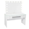Impressions Vanity Desk with Mirror and Lights, Slaystation Plus 3.0 Premium Dressing Table