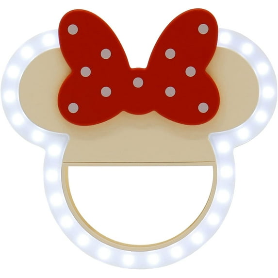 Impressions Vanity Disney Minnie Mouse GlowMe LED Beauty Ring Light with Adjustable Brightness