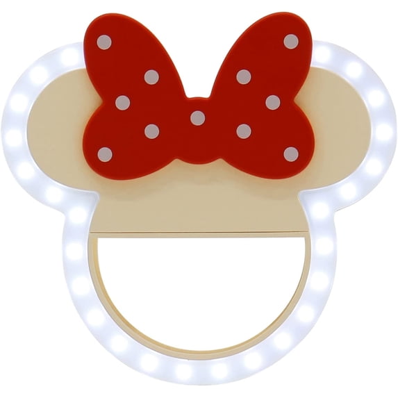 Impressions Vanity Disney Minnie Mouse GlowMe LED Beauty Ring Light with Adjustable Brightness