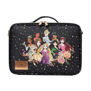 Impressions Vanity Disney Princess Midnight Makeup Organizer Bag with Adjustable Dividers (Black)