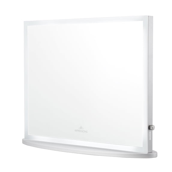 Impressions Vanity Duchess Plus Hollywood Dimmable LED Makeup Mirror, Tabletop Mirrors (Silver)