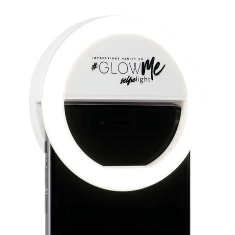 Impressions Vanity GlowMe 1.0 LED Selfie Ring Light for Smartphones (White)