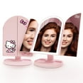 thumbnail image 1 of Impressions Vanity Hello Kitty Bowtastic Arch Trifold LED Makeup Mirror with Dual Magnification, 1 of 5