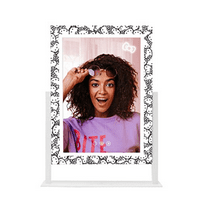 Impressions Vanity Hello Kitty Cute Tri Tone Makeup Mirror, Lighted Vanity Mirror (White)