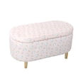 thumbnail image 1 of Impressions Vanity Hello Kitty SWEET Velvet Storage Bench with Hidden Storage Compartment, 1 of 4