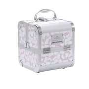 Impressions Vanity Hello Kitty Slay Cube Portable Makeup Travel Case with Mirror (White/Pink)
