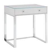 Impressions Vanity Hello Kitty SlayStation Vanity Table Silver Makeup Vanity for Bedroom Dressing Room