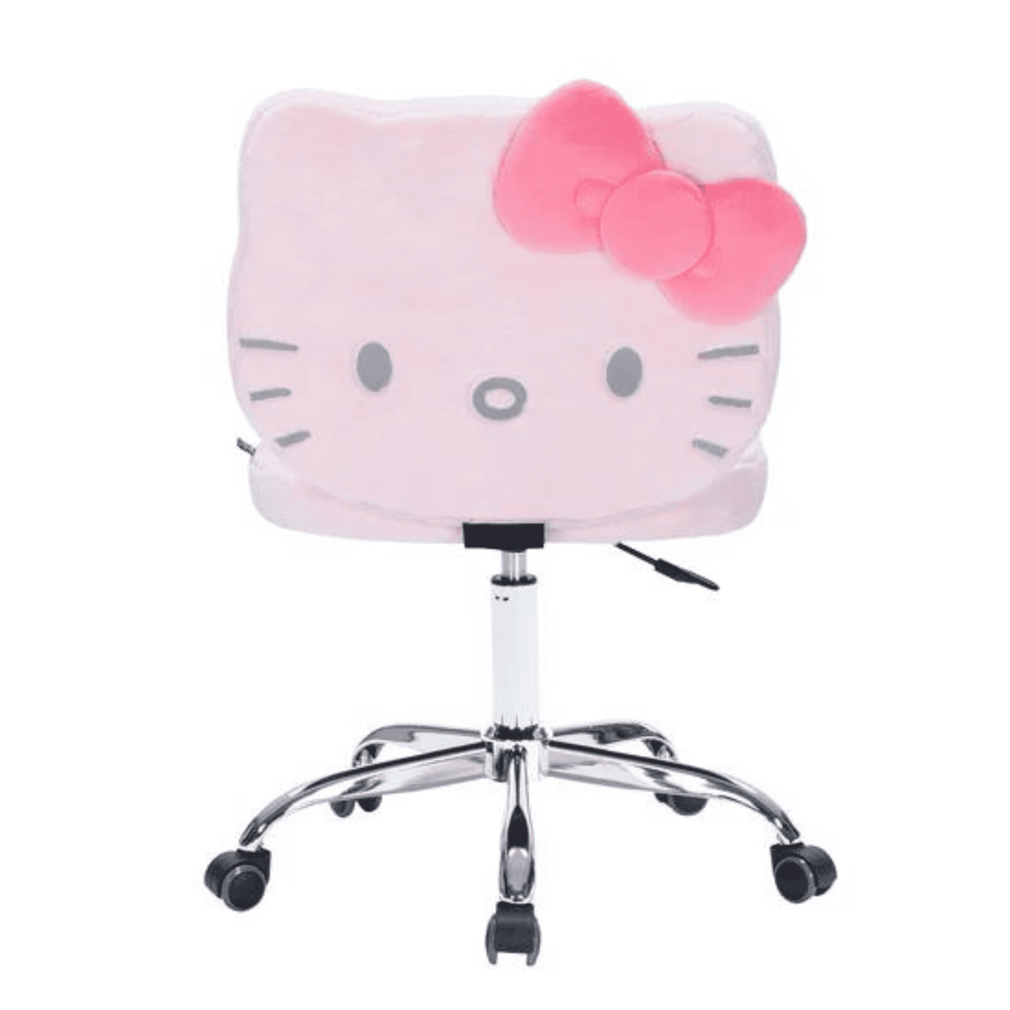 Impressions Vanity Hello Kitty Teddy Fur Makeup Vanity Chair with 360