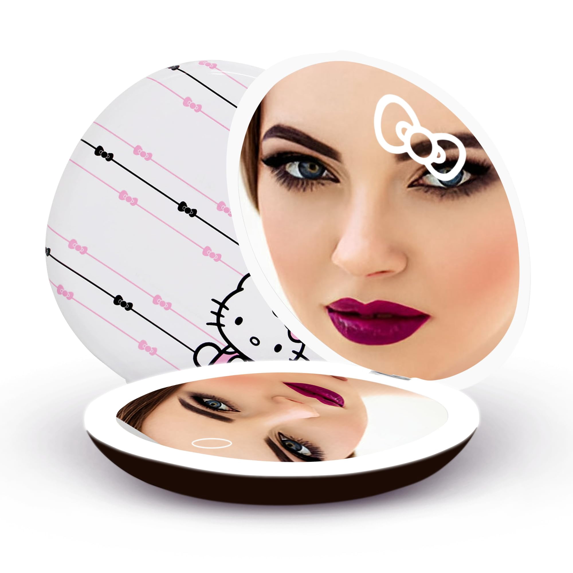 Impressions Vanity Hello Kitty WHF2 The Stripe Compact Mirror with ...