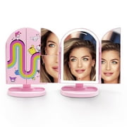 Impressions Vanity Hello Kitty and Friends Core Trifold LED Makeup Mirror with Dual Magnification