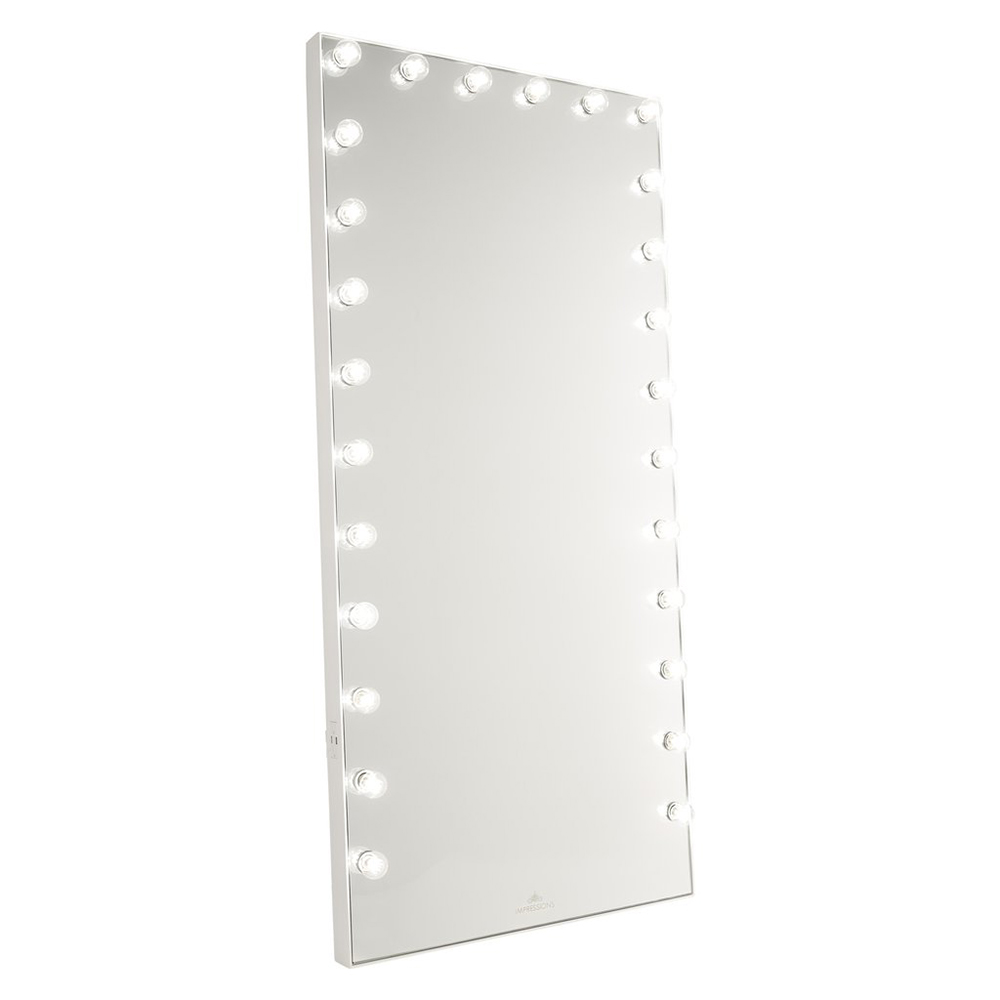Impressions Vanity Hollywood Glow FL Vanity Floor Mirror with 23 LED