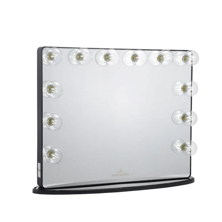 Impressions Vanity Hollywood Glow Lite Plus with 12 LED Lighted