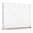 thumbnail image 1 of Impressions Vanity Hollywood Glow Plus Vanity Mirror with Lights and Detachable Base (Rose Gold), 1 of 6