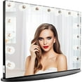 thumbnail image 1 of Impressions Vanity Hollywood Glow Pro LED Makeup Mirror, Tabletop Wall Mount with Detachable Base (Pro Black), 1 of 13