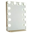 thumbnail image 1 of Impressions Vanity Hollywood Glow XL 2.0 Lighted Vanity Mirror with Detachable Base (Champagne Gold), 1 of 8