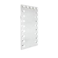 thumbnail image 1 of Impressions Vanity Hollywood Premiere Full Length Lighted Vanity Mirror with Dimmer Switch (White), 1 of 7