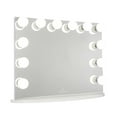 thumbnail image 1 of Impressions Vanity Hollywood Premiere Plus Vanity Mirror with Lights and 3X Magnification (White), 1 of 5